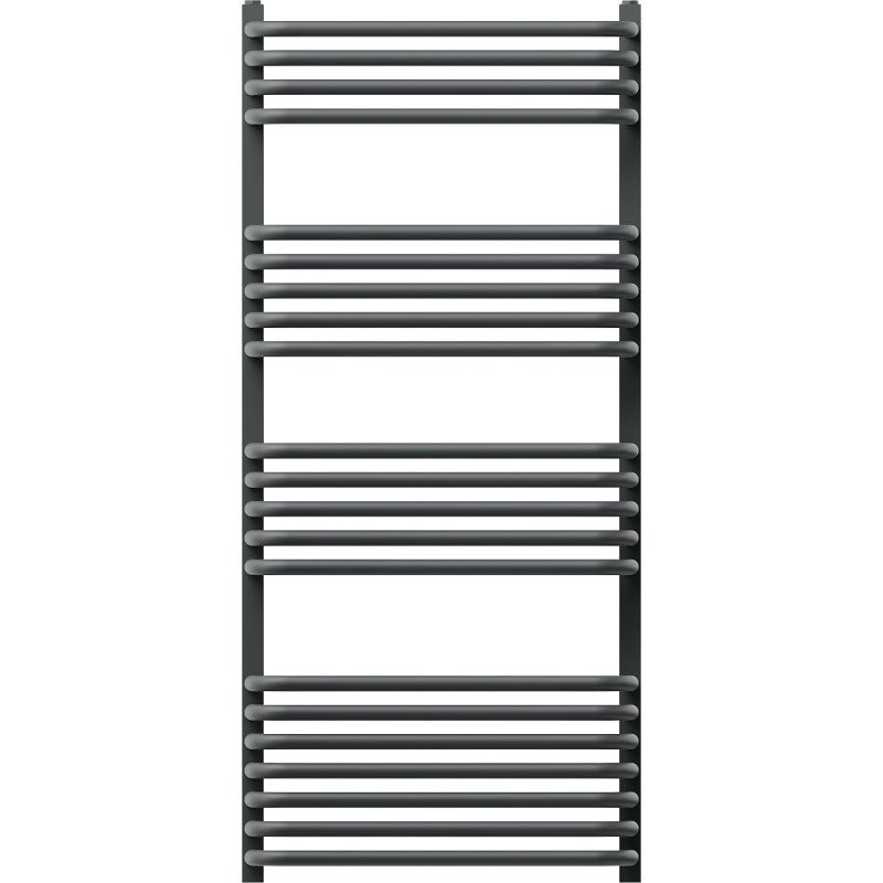 Mexen Apollo radiateur de salle de bains 1210 x 550 mm, 641 W, anthracite - W117-1210-550-00-66
