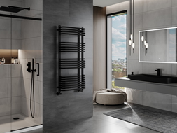 Mexen Apollo radiateur de salle de bain 1210 x 550 mm, 641 W, noir - W117-1210-550-00-70