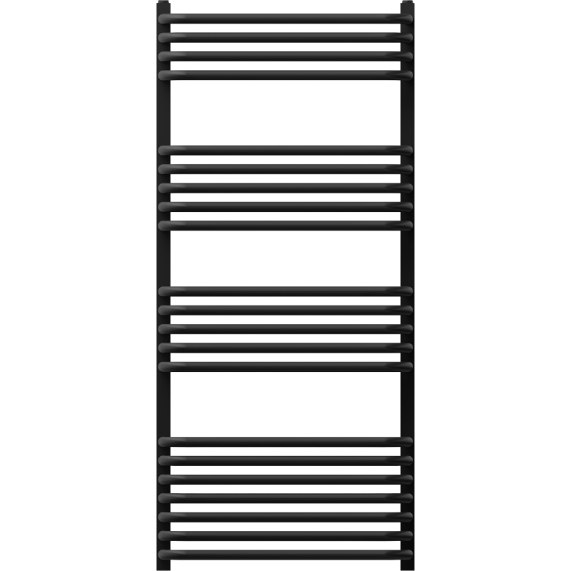 Mexen Apollo radiateur de salle de bains 1210 x 550 mm, 641 W, noir - W117-1210-550-00-70