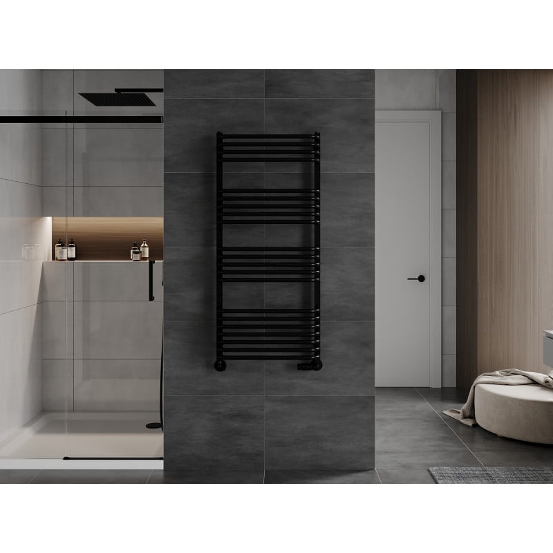 Mexen Apollo radiateur de salle de bains 1210 x 550 mm, 641 W, noir - W117-1210-550-00-70