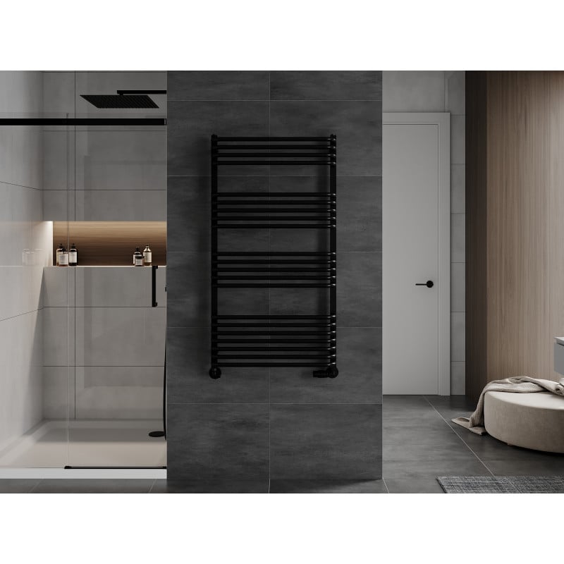 Mexen Apollo radiateur de salle de bains 1210 x 650 mm, 713 W, noir - W117-1210-650-00-70