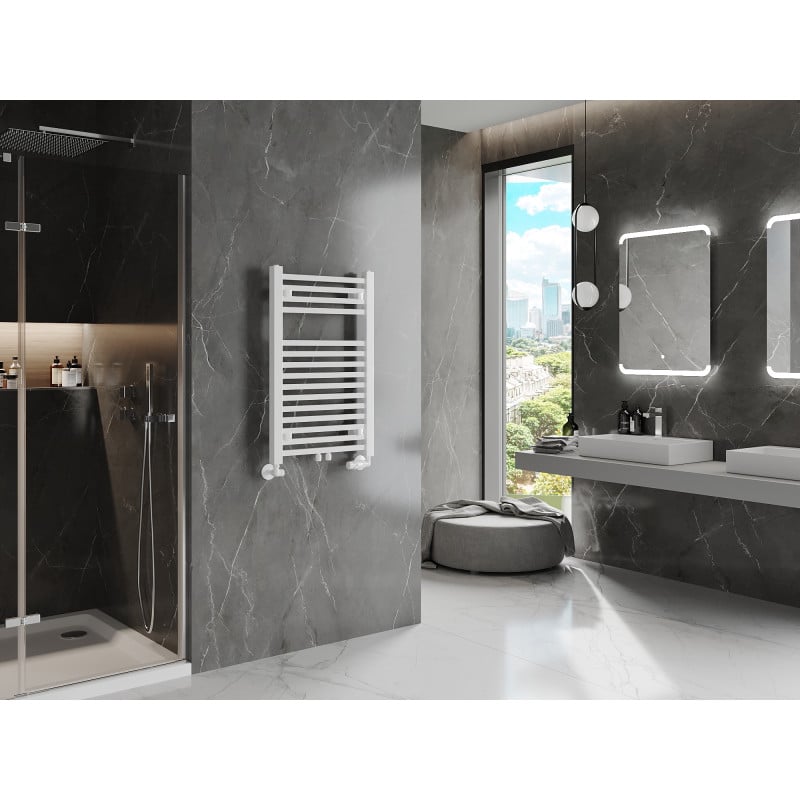 Mexen Pluton radiateur de salle de bain 800 x 500 mm, 410 W, blanc - W106-0800-500-00-20