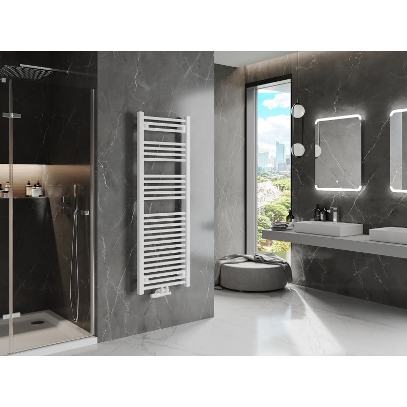 Mexen Pluton radiateur de salle de bain 1450 x 500 mm, 721 W, blanc - W106-1450-500-00-20