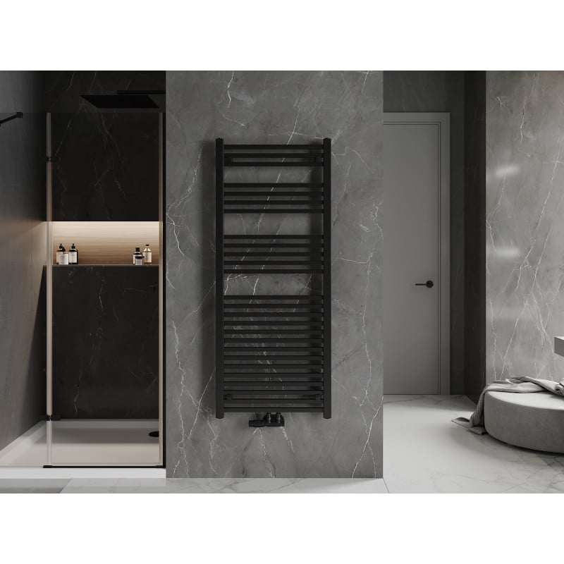 Mexen Pluton radiateur de salle de bain 1450 x 600 mm, 835 W, noir - W106-1450-600-00-70