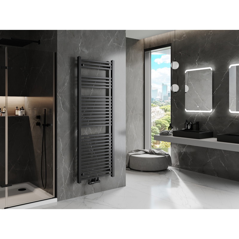 Mexen Pluton radiateur de salle de bain 1700 x 600 mm, 991 W, noir - W106-1700-600-00-70