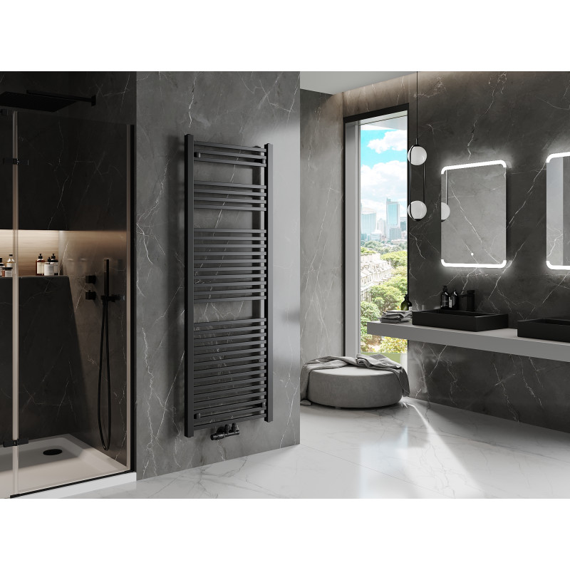 Mexen Pluton radiateur de salle de bains 1700 x 600 mm, 991 W, noir - W106-1700-600-00-70