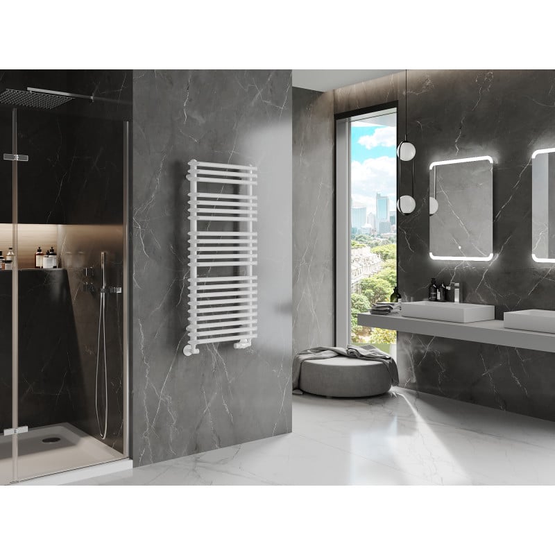 Mexen Akan radiateur de salle de bain 1080 x 500 mm, 784 W, blanc - W121-1080-500-00-20