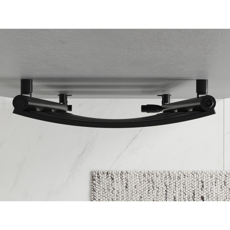 Mexen Bachus radiateur de salle de bain 1200 x 500 mm, 619 W, noir - W109-1200-500-00-70