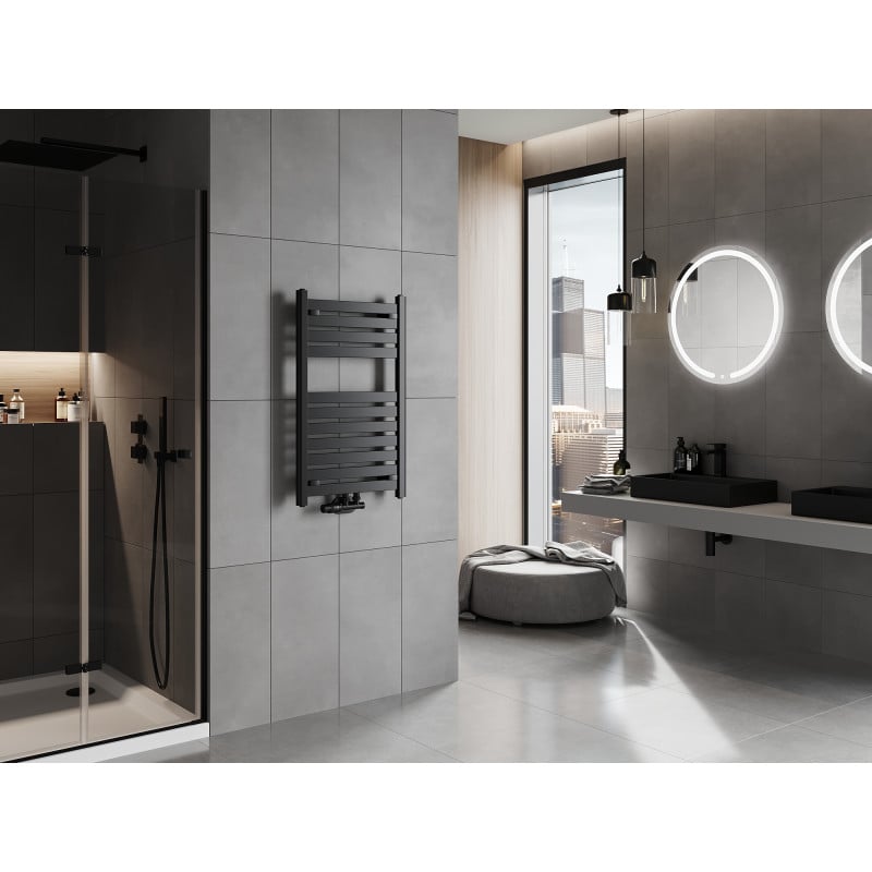 Mexen Uran radiateur de salle de bain 800 x 500 mm, 364 W, noir - W105-0800-500-00-70