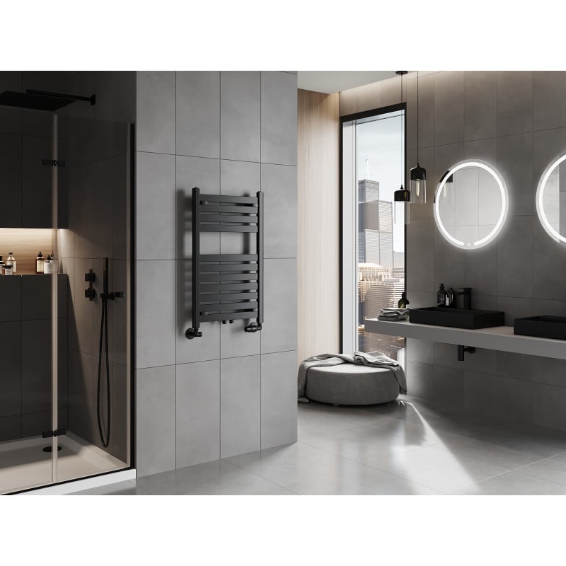 Mexen Uran radiateur de salle de bain 800 x 500 mm, 364 W, noir - W105-0800-500-00-70