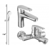 Mexen Kama DS05 ensemble pour baignoire, chrome - 72503DS05-00