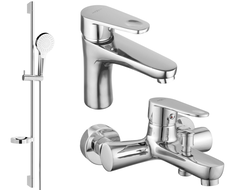 Mexen Kama DS05 ensemble pour baignoire, chrome - 72503DS05-00