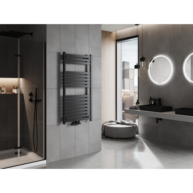 Mexen Uran radiateur de salle de bain 1200 x 600 mm, 623 W, noir - W105-1200-600-00-70