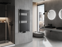 Mexen Uran radiateur de salle de bain 1200 x 600 mm, 623 W, noir - W105-1200-600-00-70
