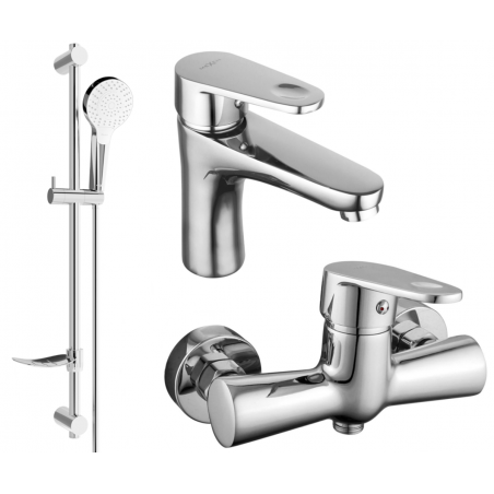 Mexen Kama DF05 ensemble de douche, chrome - 72504DF05-00