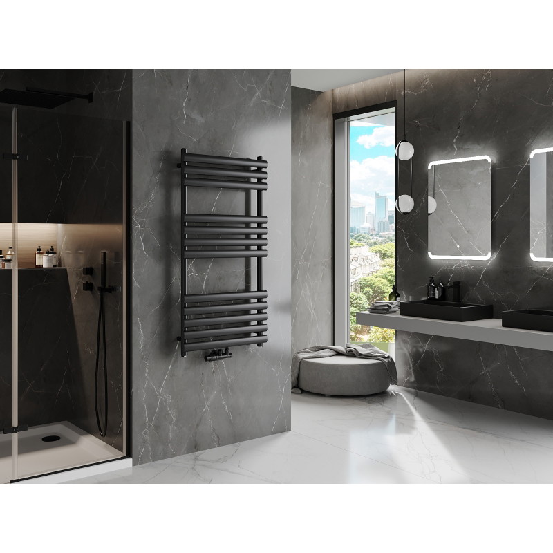 Mexen Jowisz radiateur de salle de bain 1200 x 600 mm, 594 W, noir - W107-1200-600-00-70