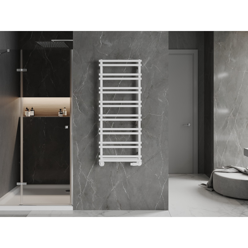 Mexen Saturn radiateur de salle de bain 1200 x 500 mm, 409 W, blanc - W108-1200-500-00-20