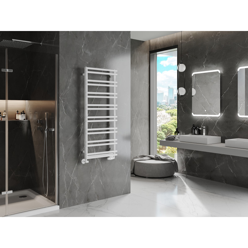 Mexen Saturn radiateur de salle de bain 1200 x 500 mm, 409 W, blanc - W108-1200-500-00-20