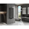 Mexen Saturn radiateur de salle de bains 1200 x 500 mm, 409 W, noir - W108-1200-500-00-70