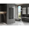 Mexen Saturn radiateur de salle de bains 1200 x 500 mm, 409 W, noir - W108-1200-500-00-70