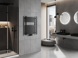Mexen Uran radiateur de salle de bain 800 x 600 mm, 425 W, noir - W105-0800-600-00-70