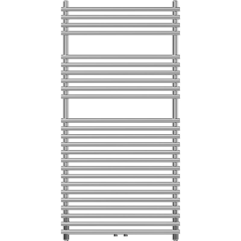Mexen Sol radiateur de salle de bain 1200 x 600 mm, 520 W, chrome - W125-1200-600-00-01
