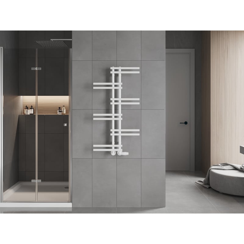 Mexen Jari radiateur décoratif de salle de bain 1005 x 550 mm, 339 W, blanc - W115-1005-550-00-20