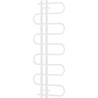 Mexen Kiso radiateur de salle de bain 1250 x 500 mm, 256 W, blanc - W114-1250-500-00-20