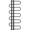 Mexen Kiso radiateur de salle de bain 1250 x 500 mm, 256 W, noir - W114-1250-500-00-70