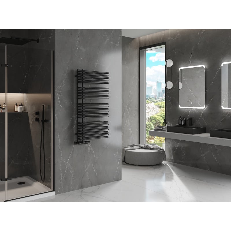 Mexen Amor radiateur de salle de bains 1000 x 500 mm, 809 W, noir - W120-1000-500-00-70