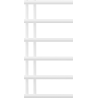 Mexen Jukon radiateur de salle de bains décoratif 988 x 500 mm, 461 W, blanc - W116-0988-500-00-20