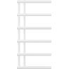 Mexen Jukon radiateur salle de bains 988 x 500 mm, 461 W, blanc - W116-0988-500-00-20