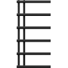 Mexen Jukon radiateur de salle de bain décoratif 988 x 500 mm, 461 W, noir - W116-0988-500-00-70