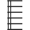 Mexen Jukon radiateur de salle de bains 988 x 500 mm, 461 W, noir - W116-0988-500-00-70