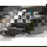 Mexen Jukon radiateur de salle de bains 988 x 500 mm, 461 W, noir - W116-0988-500-00-70