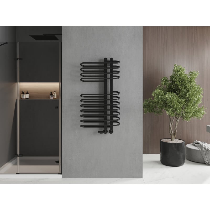 Mexen Ops radiateur de salle de bains 1000 x 550 mm, 517 W, noir - W122-1000-550-00-70