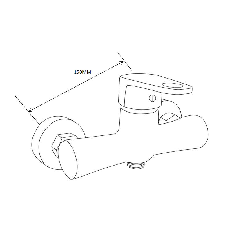 Mexen Kama Ensemble de douche DF75, noir - 72504DF75-70