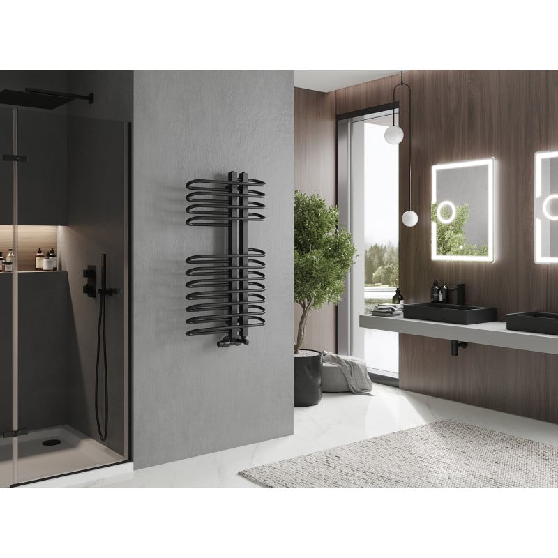 Mexen Ops radiateur de salle de bains 1000 x 550 mm, 517 W, noir - W122-1000-550-00-70