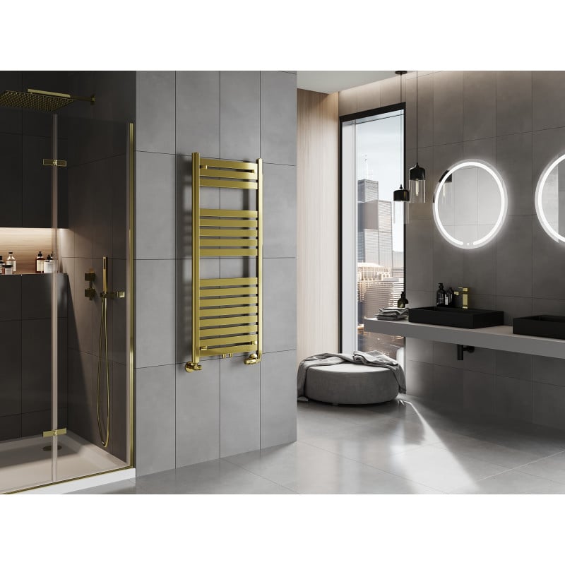 Mexen Uran radiateur de salle de bain 1200 x 500 mm, 422 W, doré - W105-1200-500-00-50