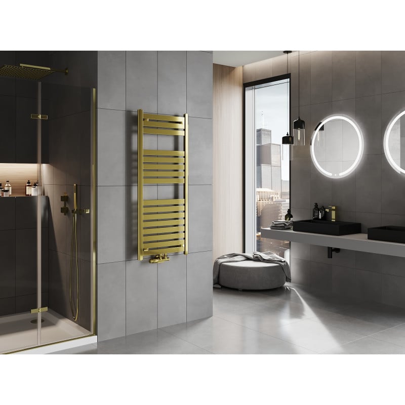 Mexen Uran radiateur de salle de bain 1200 x 500 mm, 422 W, doré - W105-1200-500-00-50