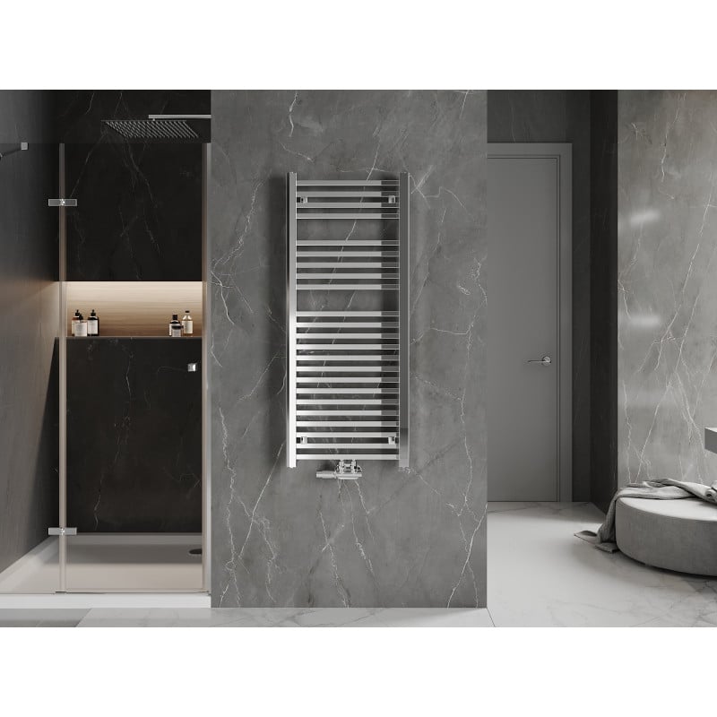 Mexen Pluton radiateur salle de bain 1200 x 500 mm, 493 W, chrome - W106-1200-500-00-01