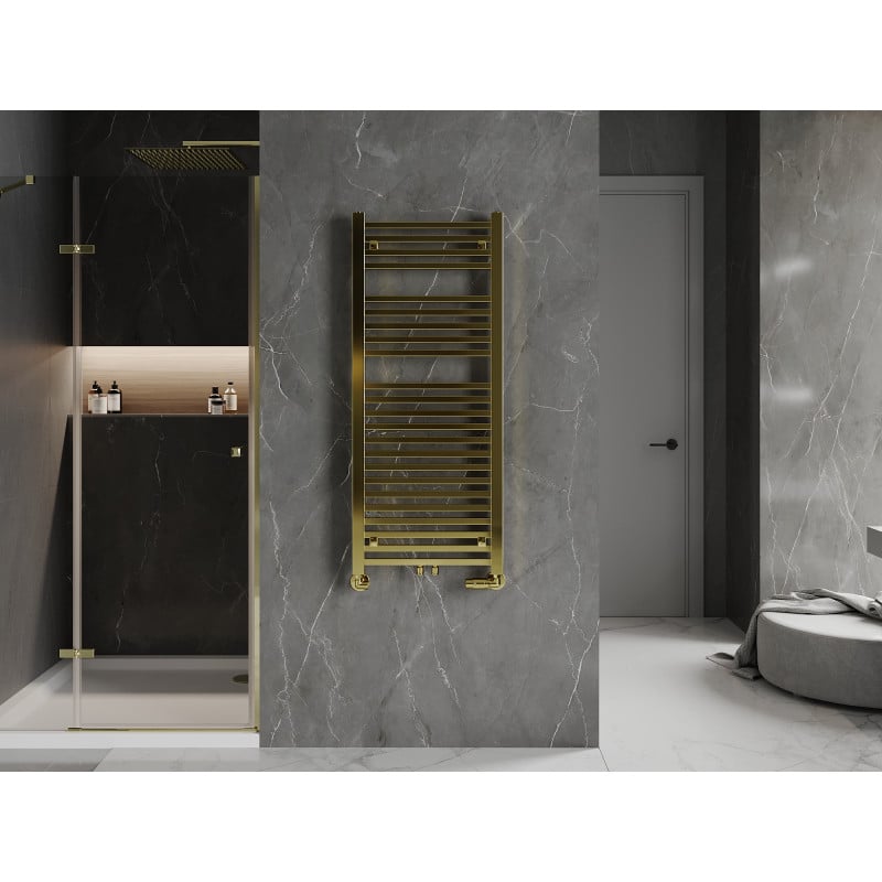 Mexen Pluton radiateur de salle de bains 1200 x 500 mm, 493 W, doré - W106-1200-500-00-50