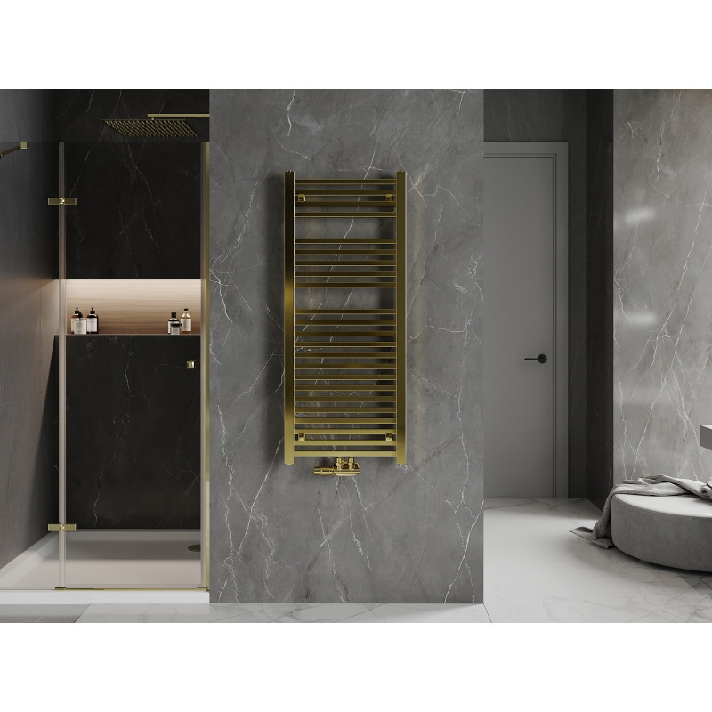Mexen Pluton radiateur de salle de bain 1200 x 500 mm, 493 W, doré - W106-1200-500-00-50