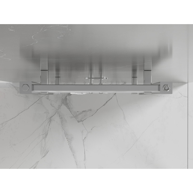 Mexen Pluton radiateur de salle de bains 1200 x 500 mm, 493 W, chromé - W106-1200-500-00-01