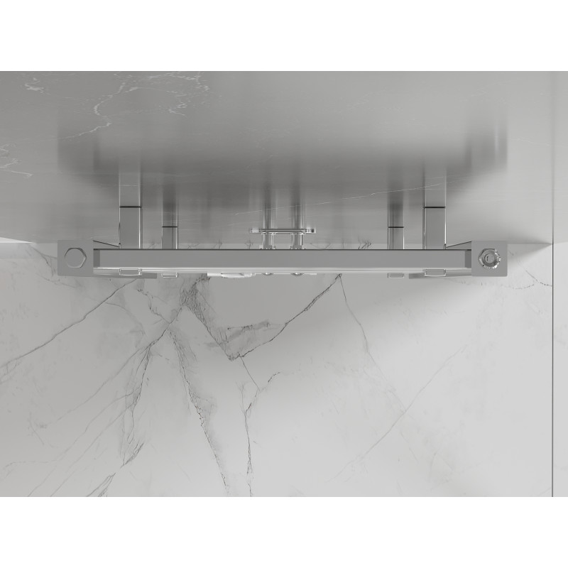 Mexen Pluton radiateur salle de bain 1200 x 500 mm, 493 W, chrome - W106-1200-500-00-01