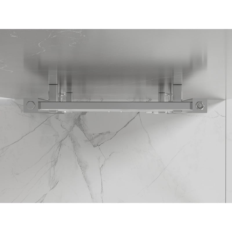 Mexen Pluton radiateur salle de bain 1200 x 500 mm, 493 W, chrome - W106-1200-500-00-01