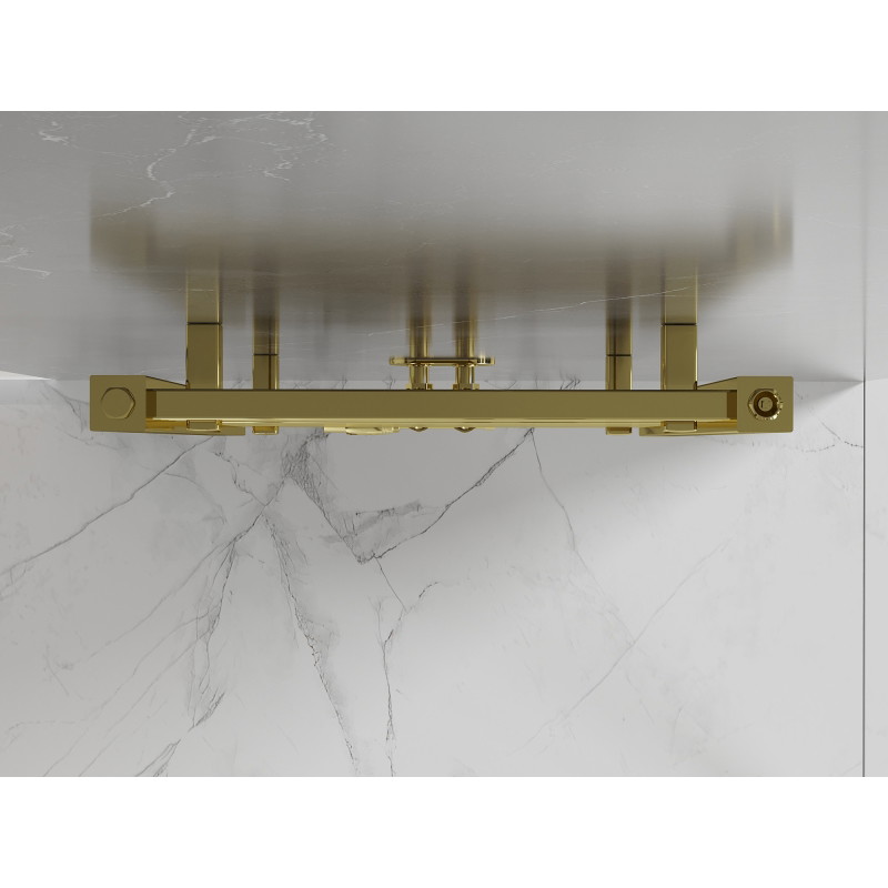 Mexen Pluton radiateur de salle de bain 1200 x 500 mm, 493 W, doré - W106-1200-500-00-50