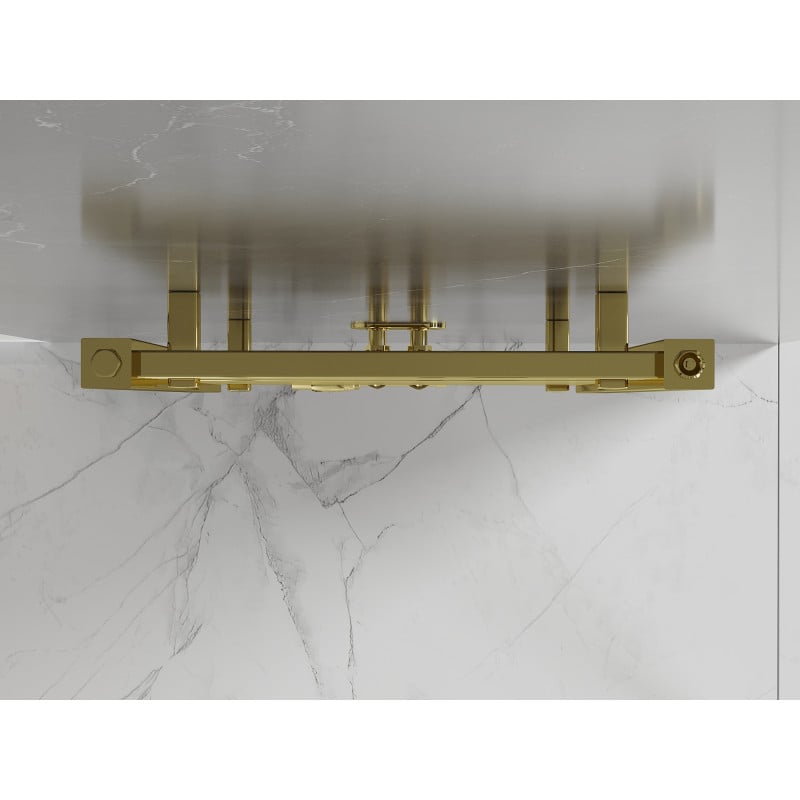 Mexen Pluton radiateur de salle de bains 1200 x 500 mm, 493 W, doré - W106-1200-500-00-50