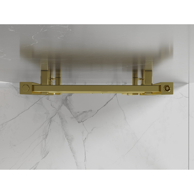 Mexen Pluton radiateur de salle de bain 1200 x 500 mm, 493 W, doré - W106-1200-500-00-50