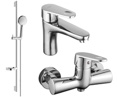 Ensemble de douche Mexen Kama DS75, chrome - 72504DS75-00
